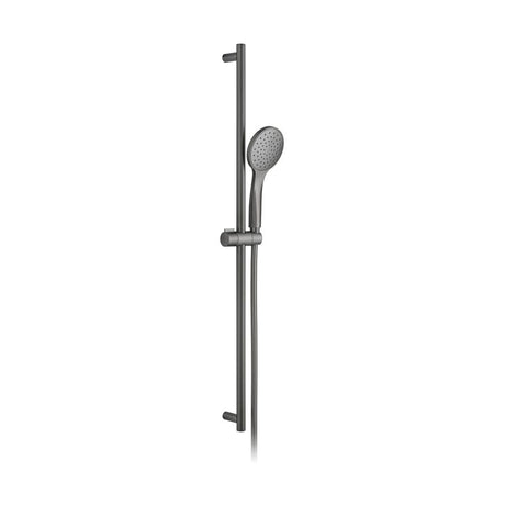 Vado Showering Solutions Round Single Function Air - Injection Slide Shower Rail Kit - Brushed Black - IND - SFSRK/RO - ATM - BLK - TAP 'N' SHOWER