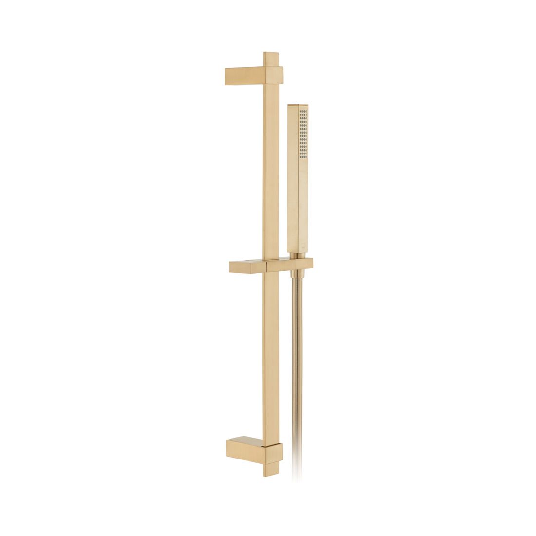 Vado Showering Solutions Single Function Slide Shower Rail Kit - Brushed Gold - IND - SFSRK/SQ - BRG - TAP 'N' SHOWER