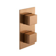 Vado Tablet Notion 1 Outlet Thermostatic Shower Valve - Brushed Bronze - IND - T148 - NOT - BRZ - TAP 'N' SHOWER