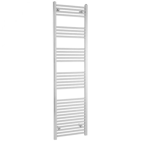 Towelrads Independent Straight Heated Towel Rail 1800mm High x 600mm Wide - Chrome - 130054 - TAP 'N' SHOWER