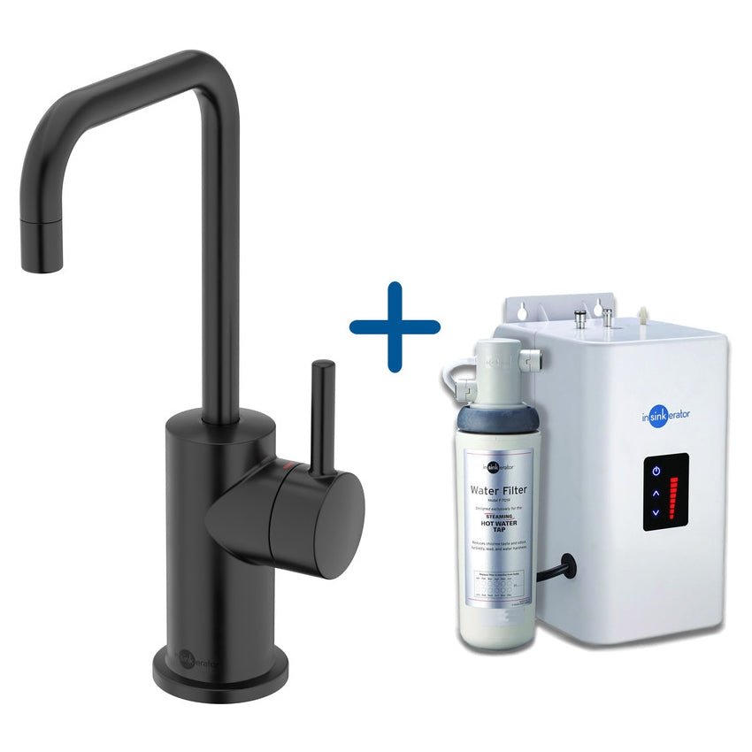 InSinkErator FH3020 Hot Water Kitchen Mixer Tap With Neo Tank - Velvet Black - AIS421 - TAP 'N' SHOWER