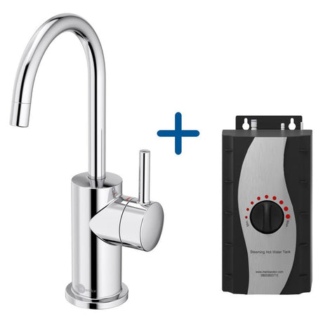 InSinkErator FH3010 Hot Water Kitchen Sink Mixer Tap with Standard Tank - Chrome - AIS612 - TAP 'N' SHOWER