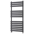 Scudo Instyle Designer Towel Radiator 1200 x 500mm - Anthracite - INST1200 - 500 - A - TAP 'N' SHOWER