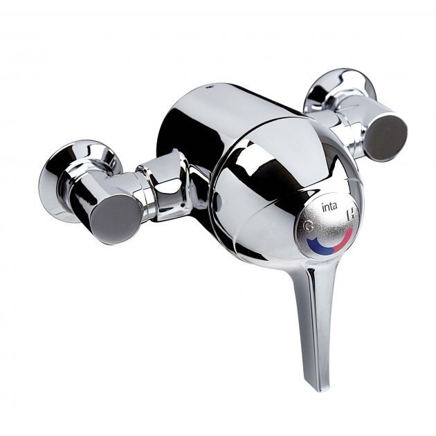 Inta Acura Exposed Sequential Control Thermostatic Shower Valve - Chrome - 90030CP - TAP 'N' SHOWER