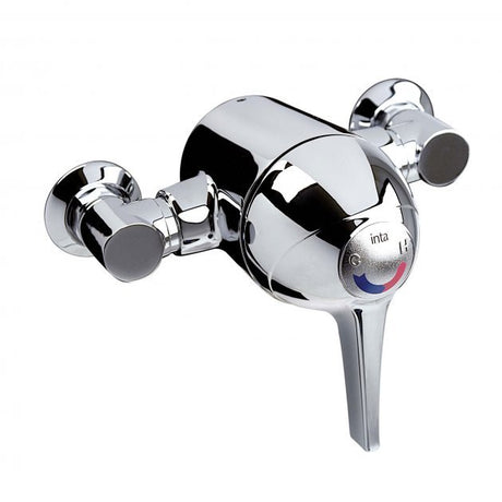 Inta Acura Bottom Outlet Exposed Thermostatic Sequential Control Shower with Top - Chrome - 90033CP