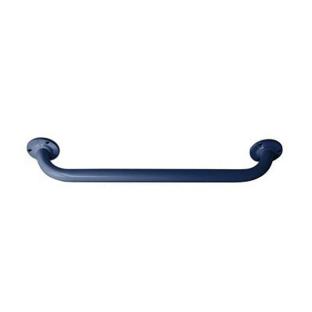 Inta Powder Coated Wall Mounted Grab Rail with Exposed Fixings 300mm - Blue - GR30035BL