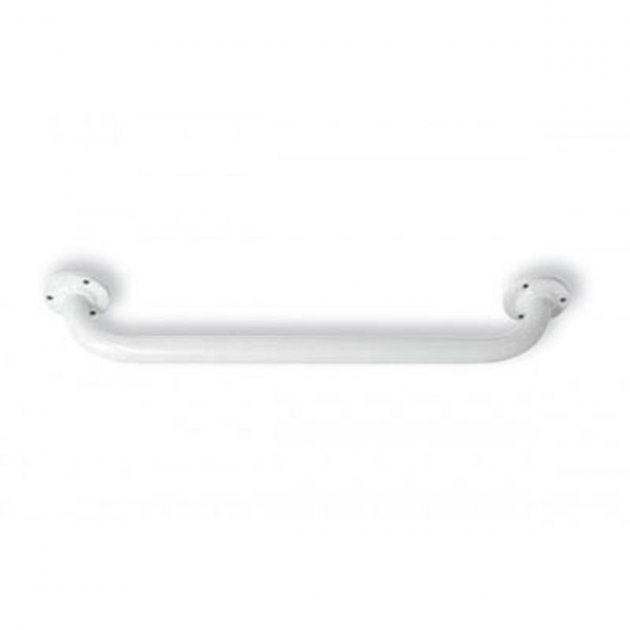 Inta Powder Coated Wall Mounted Grab Rail with Exposed Fixings 300mm - White - GR30035WH