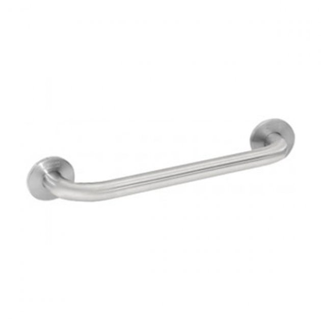 Inta Modern Stainless Steel Grab Rail with Concealed Fixings 450mm - Brushed - GR45032SSB - TAP 'N' SHOWER