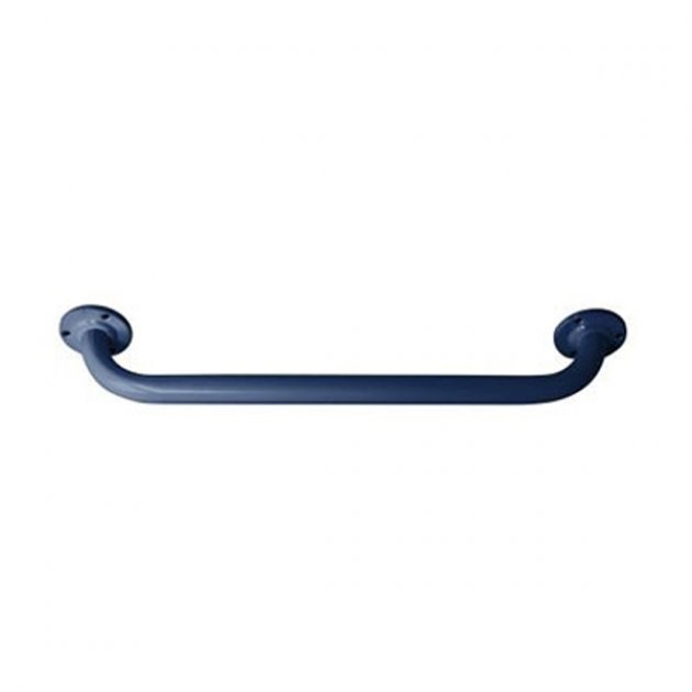 Inta Powder Modern Coated Grab Rail with Exposed Fixings 450mm - Blue - GR45035BL