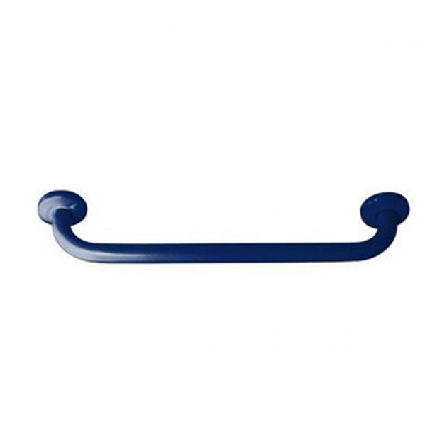 Inta Modern Powder Coated Grab Rail with Concealed Fixings 600mm - Blue - GR60032BL