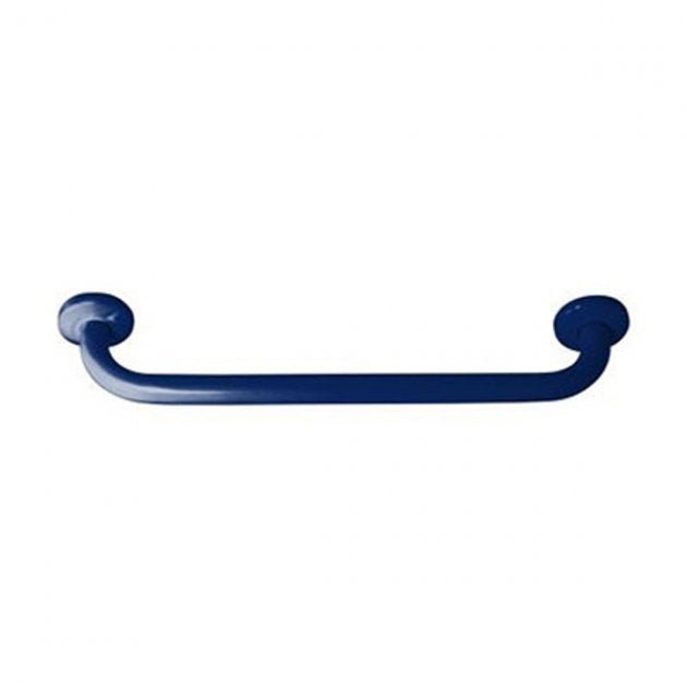 Inta Modern Powder Coated Grab Rail with Concealed Fixings 600mm - Blue - GR60032BL - TAP 'N' SHOWER
