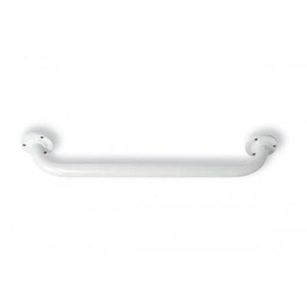 Inta Powder Modern Coated Grab Rail with Exposed Fixings 600mm - White - GR60035WH - TAP 'N' SHOWER