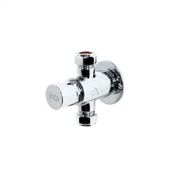Inta Commercial Exposed Timed Flow Manual Shower Control 15 Seconds - Chrome - TF992CP