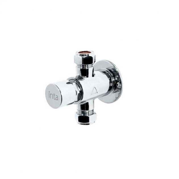 Inta Commercial Exposed Timed Flow Manual Shower Control 15 Seconds - Chrome - TF992CP - TAP 'N' SHOWER