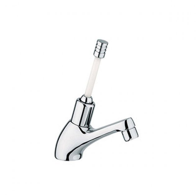 Inta Modern Mounted Multi - Directional Vandal Resistant Basin Tap Single - Chrome - NC200CP.1 - TAP 'N' SHOWER