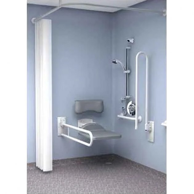 Inta Modern Doc M Elderly or Disabled Shower Room Pack - Blue - DMPS902BL - TAP 'N' SHOWER