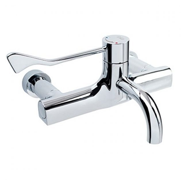 Inta HTM64 Modern Wall Mounted Safe Touch Thermostatic Sequential Tap - Chrome - HTMWMCP - TAP 'N' SHOWER