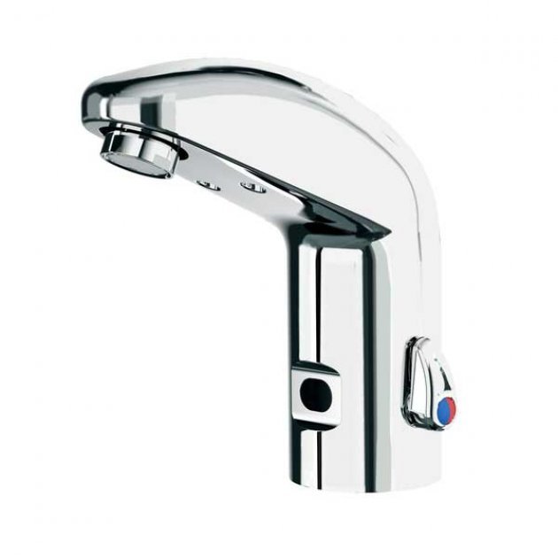 Inta Infrared Modern Minimalistic Battery Operated Basin Mounted Tap - Chrome - IR180CP