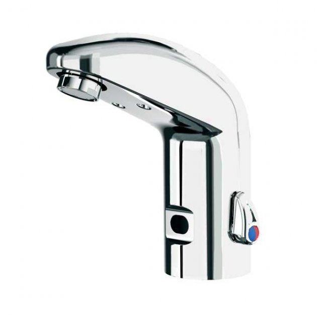 Inta Infrared Modern Minimalistic Battery Operated Basin Mounted Tap - Chrome - IR180CP - TAP 'N' SHOWER