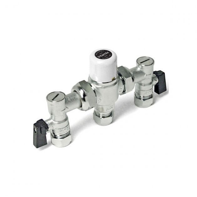 Intamix Service Valves Thermostatic Mixing Valve 22mm - 400MX22CP
