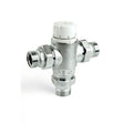 Intamix Pro Thermostatic Mixing Valve 1 1/2 with Screwed Iron - White - 60006CP