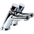 Inta Modern Self Closing Non Concussive Basin Taps Pair - Chrome - NC162CP