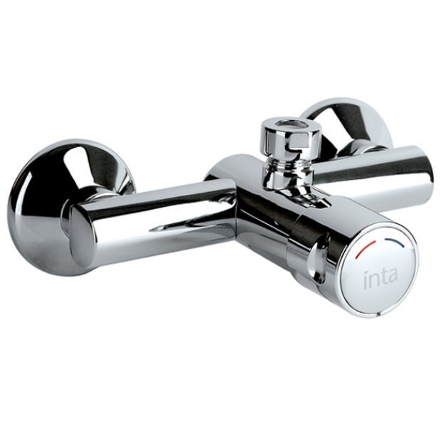 Inta Timed Flow Temperature Adjustment Exposed Shower Control - Chrome - NC140CP - TAP 'N' SHOWER