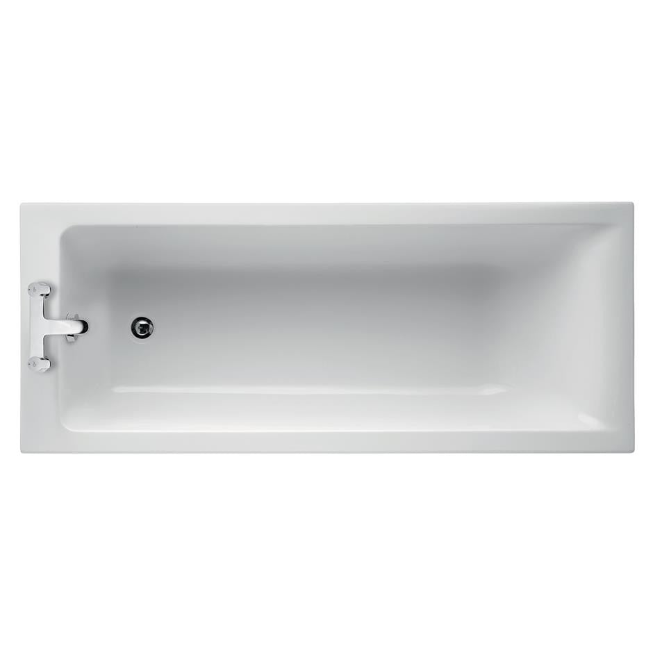 Ideal Standard Concept Idealform Plus+ Bath 170 x 70cm - White - E860001 - TAP 'N' SHOWER