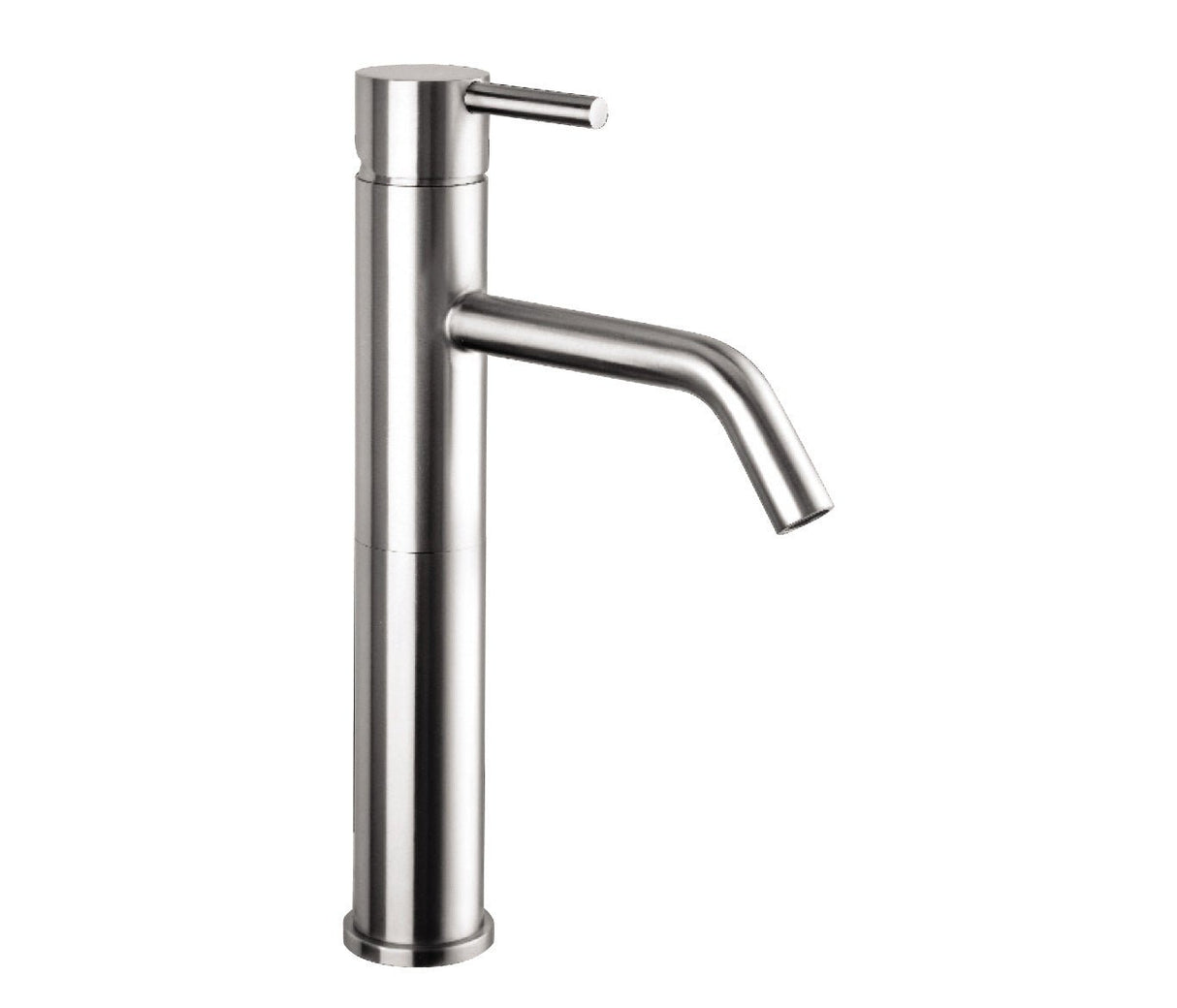 JTP Inox Tall Single Lever Basin Mixer - Stainless Steel - IX009 - TAP 'N' SHOWER