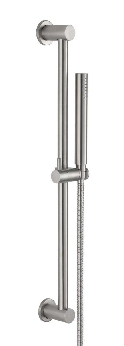 JTP Inox Slide Rail With Single Function Hand Shower And Hose 600mm - IX178