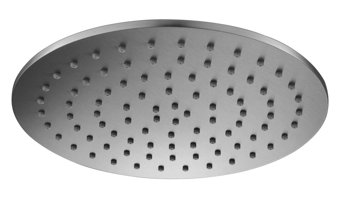 JTP Inox Slim Shower Head 200mm - Stainless Steel - IX200