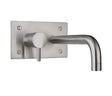 JTP Inox Wall Mounted Basin Mixer - Stainless Steel - IX231
