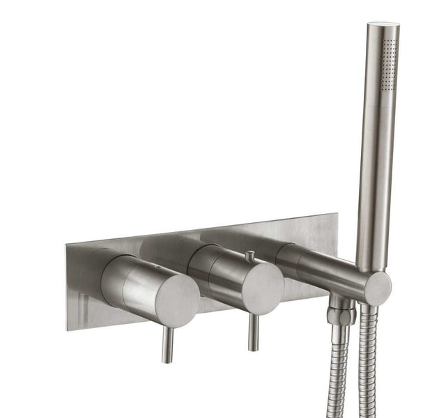 JTP Inox Stainless Steel Wall Mounted Bath Shower Mixer - IX5868