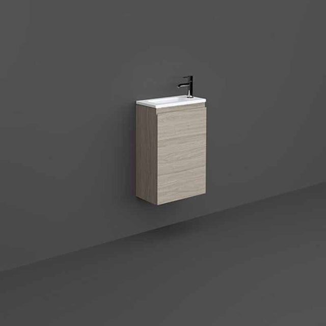 RAK Joy Wall Hung Vanity Unit 400mm - Scandinavian Oak - JOYWH040SOK - TAP 'N' SHOWER