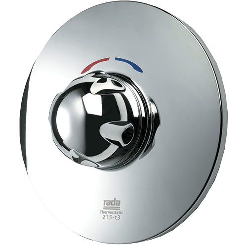 Rada 215 - T3 BC Chrome Thermostatic Mixing Valve - 1.1624.001 - TAP 'N' SHOWER