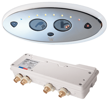 Rada Sense Chrome Bath/Shower Digital Mixing Valve T3 - 1.1503.690 - TAP 'N' SHOWER