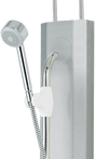 Rada PA - V8F Satin Stainless Steel Shower Panel Assembly - 1.1613.048 - TAP 'N' SHOWER