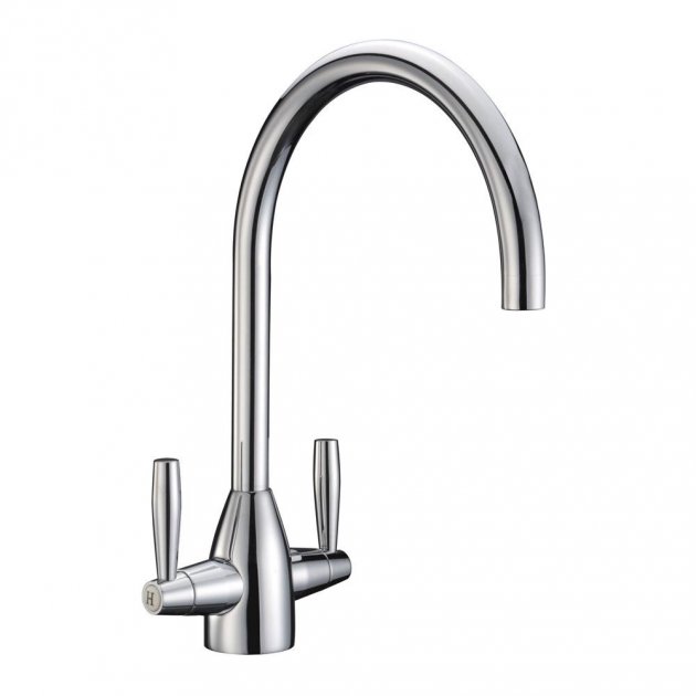 JTP Blink Mono Dual Handle Kitchen Sink Mixer Tap - Chrome - BL182 - TAP 'N' SHOWER