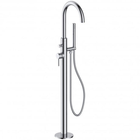 JTP Florence Floor Standing Shower Mixer Tap with Kit - Chrome - 55564