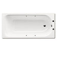 Kaldewei Eurowa Anti - Slip 2 Tap Hole Rectangular Steel Bath with Grip Holes 1700mm x 700mm - White - 119827000001 - TAP 'N' SHOWER