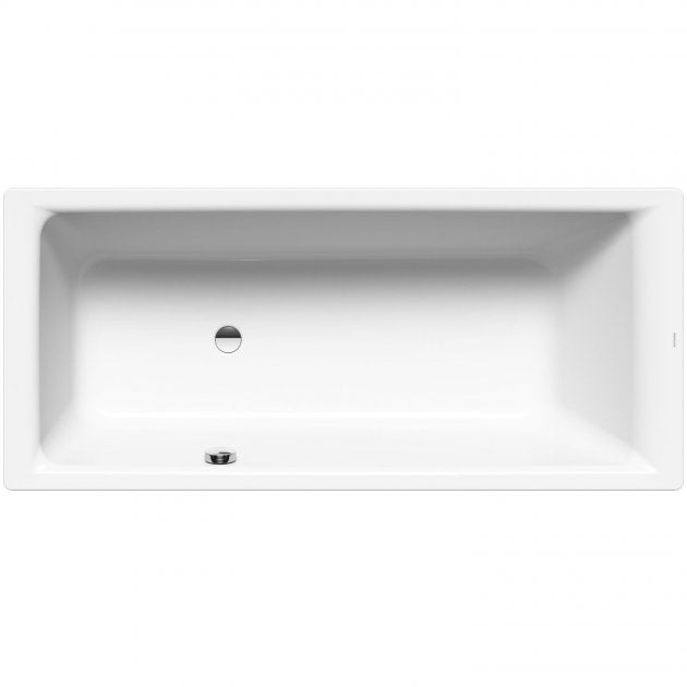 Kaldewei Puro 0 Tap Hole LH Overflow Rectangular Steel Bath 1700mm x 800mm - White - 259223000001 - TAP 'N' SHOWER