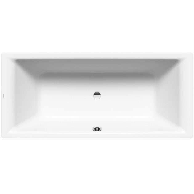 Kaldewei Puro Duo 0 Tap Hole Rectangular Steel Bath 1800mm x 800mm - White - 266400010001 - TAP 'N' SHOWER