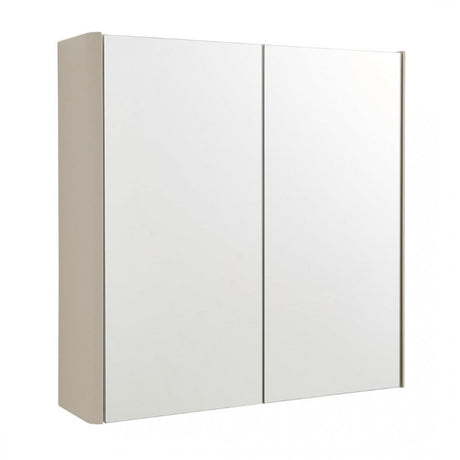 Kartell Arc Mirror Cabinet 600mm - Matt Cashmere - ARC600MIR - C - TAP 'N' SHOWER