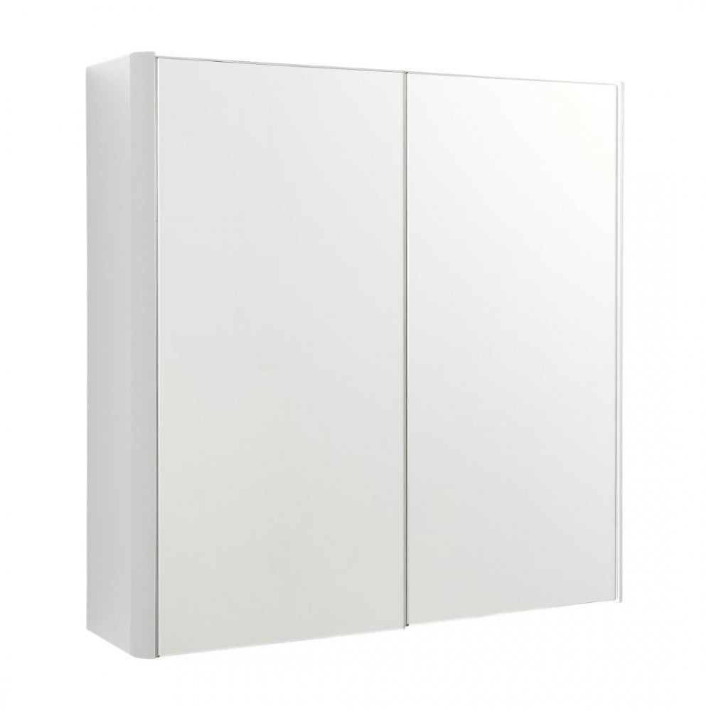 Kartell Arc Mirror Cabinet 600mm - White Gloss - ARC600MIR - W - TAP 'N' SHOWER