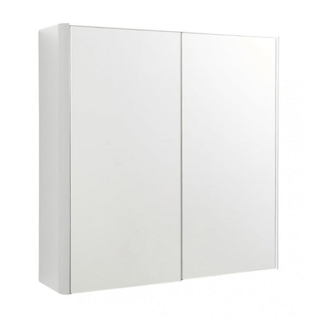 Kartell Arc Mirror Cabinet 600mm - White Gloss - ARC600MIR - W - TAP 'N' SHOWER