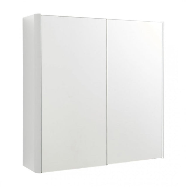 Kartell Arc Mirror Cabinet 600mm - White Gloss - ARC600MIR - W - TAP 'N' SHOWER