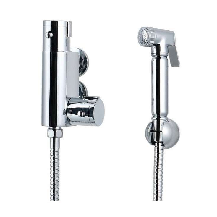 Kartell Douche Kit with thermostatic mixing valve and chrome brass spray head