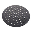 Kartell Nero Round Slimline Drench Shower Head 200mm - Matt Black - SHO152NR - TAP 'N' SHOWER