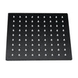 Kartell Nero Square Slimline Drench Shower Head 250mm - Matt Black - SHO158NS - TAP 'N' SHOWER