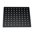 Kartell Nero Square Slimline Drench Shower Head 300mm - Matt Black - SHO159NS - TAP 'N' SHOWER